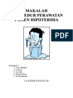 Perosedur Perawatan Pasien Hipotermia Kelompok 5