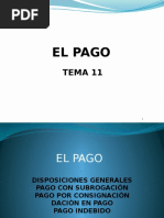 El Pago . Subrogacion29!05!12 Clase 4 1