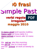 Simple Past Frasi Da Tradurre 2010