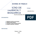 Analisis de La Politica Nacional de Salud