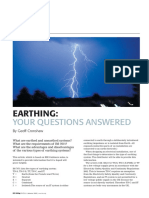 Earthing Your Questions Answered