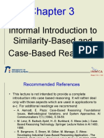 Informal Introduction To Similarity-Based and Case-Based Reasoning