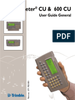 Manual de Geodimeter CU600 Trimble TS