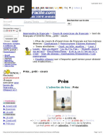 Près Et Prêt en Français PDF
