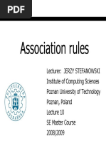 Data Mining Association Rules