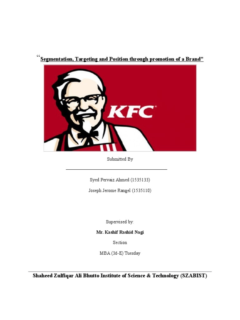 Current position of kfc image
