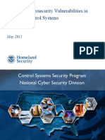 DHS - Common Cybersecurity Vulnerabilities in ICS (2011) PDF