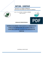 Manual de Normas Para Dibujo Topografico e Hidrualico Para Construccion de Acueductos Rurales