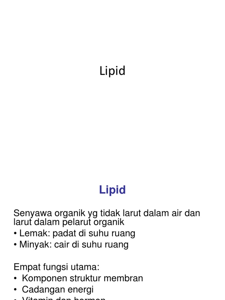 Lipid | PDF
