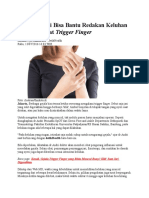 Cara-Cara Ini Bisa Bantu Redakan Keluhan Ringan Akibat Trigger Finger