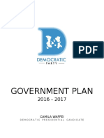 Government Plan: Camila Waffei
