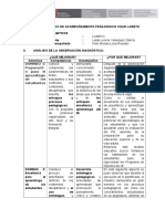 Plan Personalizado de Acompañamiento Pedagógico Coar Loreto. F