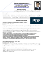 CV - Arturo Suarez Avila PDF