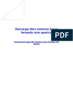 Descargar Libro Mientras Llueve Fernando Soto Aparicio PDF