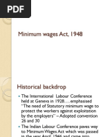 Minimum Wages Act