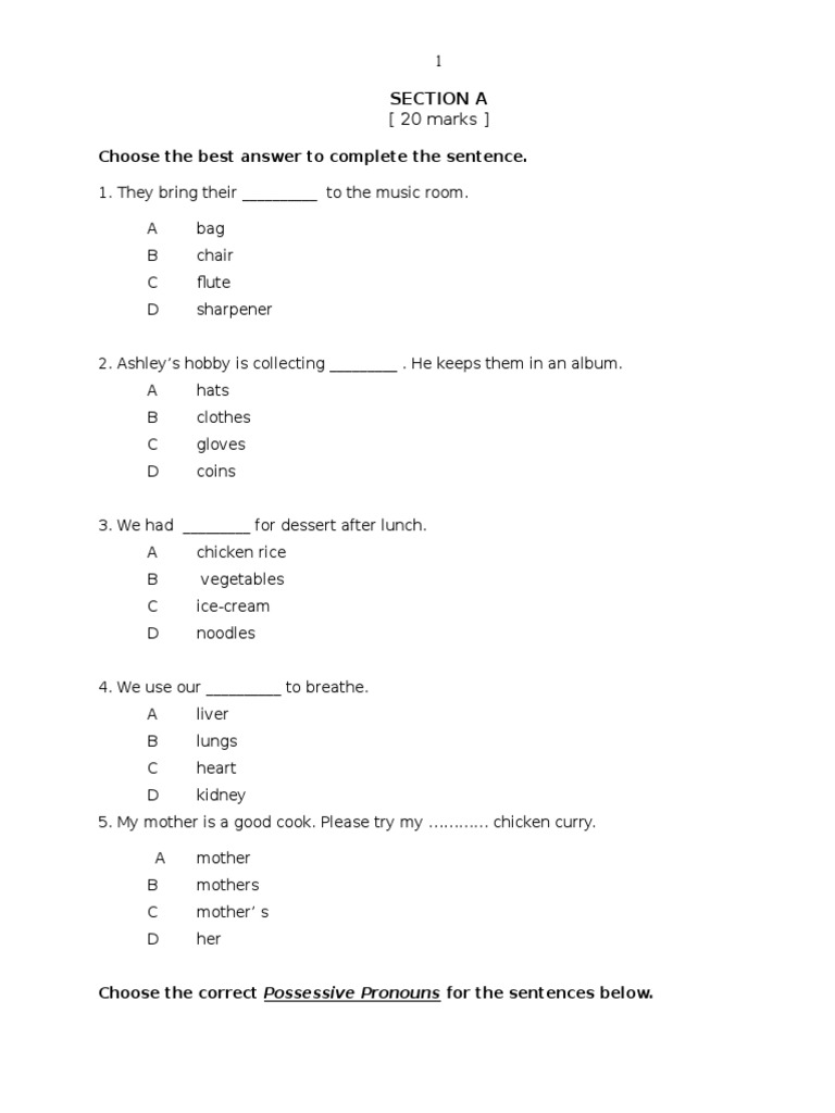 Contoh Soalan Linus Bi Tahun 1 - Smartfren M