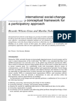 Evaluating International Social Change Networks Ricardo Wilson Grau and Martha Nu1