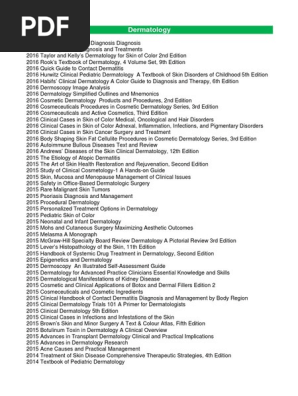 Dermatology Dermatology Plastic Surgery - 