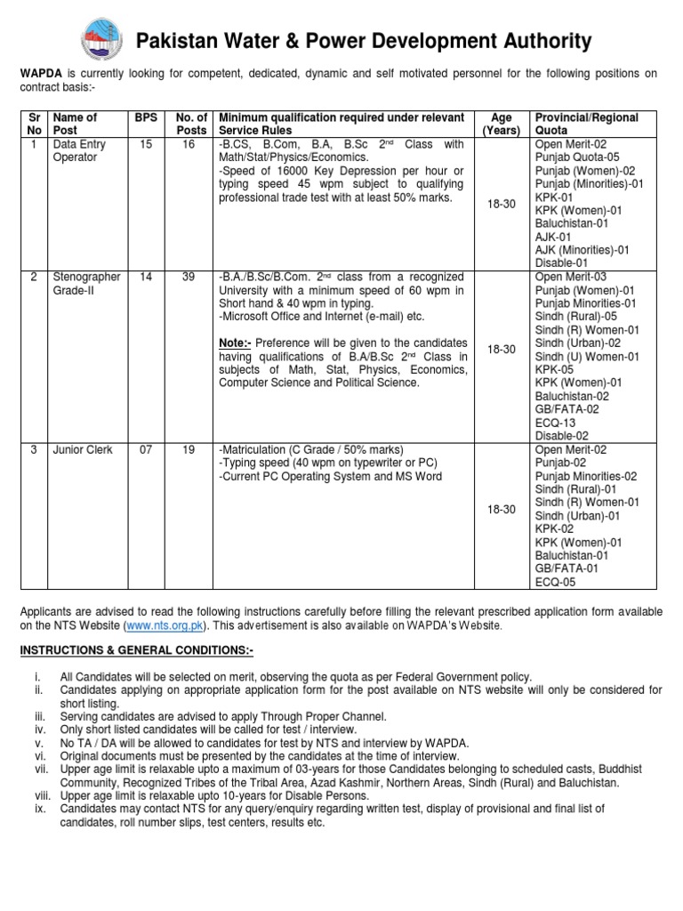 Pakistan Water & Power Development Authority | PDF
