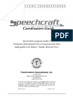 Speechcraft Coordinators Guide