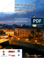 Evaluacion de La Calidad de La Educacion Superior y de La Investigacion (Vii Foro 2010) PDF