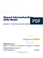 Shared Information Data (SID) Model