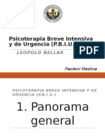 Psicoterapia Breve Intensiva y de Urgencia