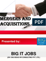 Mergers and Acquisitions by Big IT Jobs