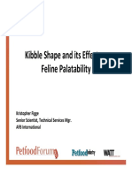 Kibble Shape and Its Effect On Feline Palatability