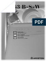 Ariston L63 Dishwasher User Manual