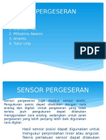 Sensor pergeseran jenis dan contoh penerapannya