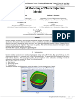 Mathematical Modeling of Plastic Injection Mould