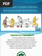 Treinamento de Reciclagem e Coleta Seletiva