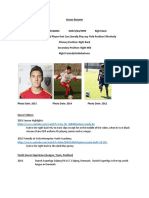 Kyle Soccer Resume 7 14 2016