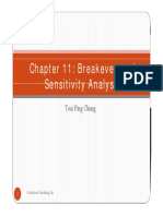 Breakeven & Sensitivity Analysis Chapter
