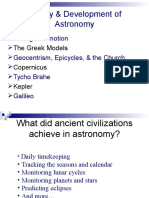 History & Development of Astronomy