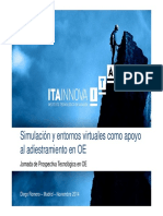 2014 11 20 - Jornadas OP. ESP. - Simulaciu00F3n y Entornos Virtuales_OE_ITAINNOVA