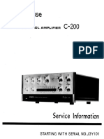 Accuphase C 200 Service Manual