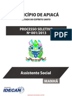 Assistente Social Apiacá PDF
