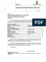 FORMULARIOS PARA SOLICITAR BECASrenov PDF