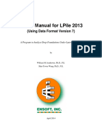 LPile 2013 User Manual