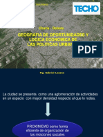 GEOGRAFIA DE OPORTUNIDADES Y LOGICA ECONOMICA DE LAS POLITICAS URBANAS-Gabriel Losano