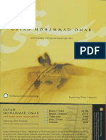CD Booklet Ustad Mohammad Omar