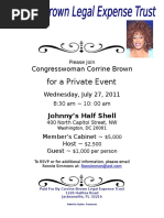 Brown Legal Defense Fund Event