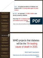 DIabetes Statistics