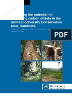 Assessing The Potential For Generating Carbon Offsets in The Seima Biodiversity Conservation Area, Cambodia