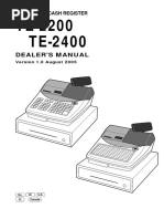 Manual Casio Te 2400