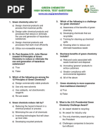 Download Green Chemistry Test Questions Library by Amjad Shah SN318298415 doc pdf