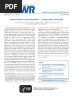 Acute Poisonings from Synthetic Cannabinoids — 50 U.S. Toxicology Investigators Consortium Registry Sites, 2010–2015