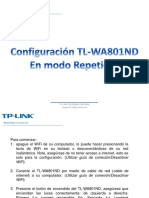 Configuración TL-WA801ND Repetidor PDF